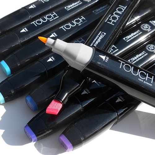 ShinHan Art 1112080-CG8 Twin Cool Grey 8 Marker  Black