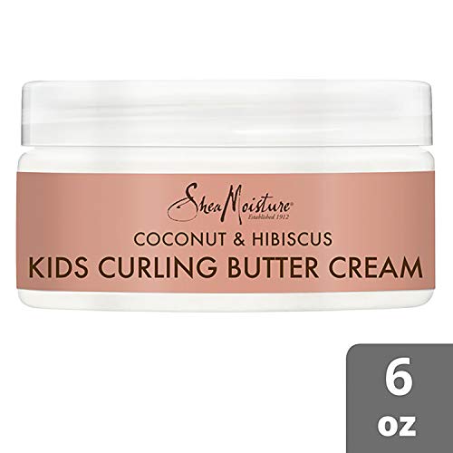 SheaMoisture Kids Coconut & Hibiscus Curling Butter Crème, 6 Ounce