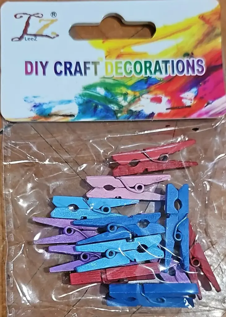 [785463774458] ملاقط صغيرة ملونة+ فنون منوع ورد