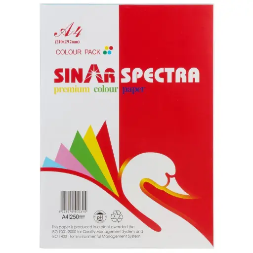 ورق ملون A4 80gsm 250 sheets/pack