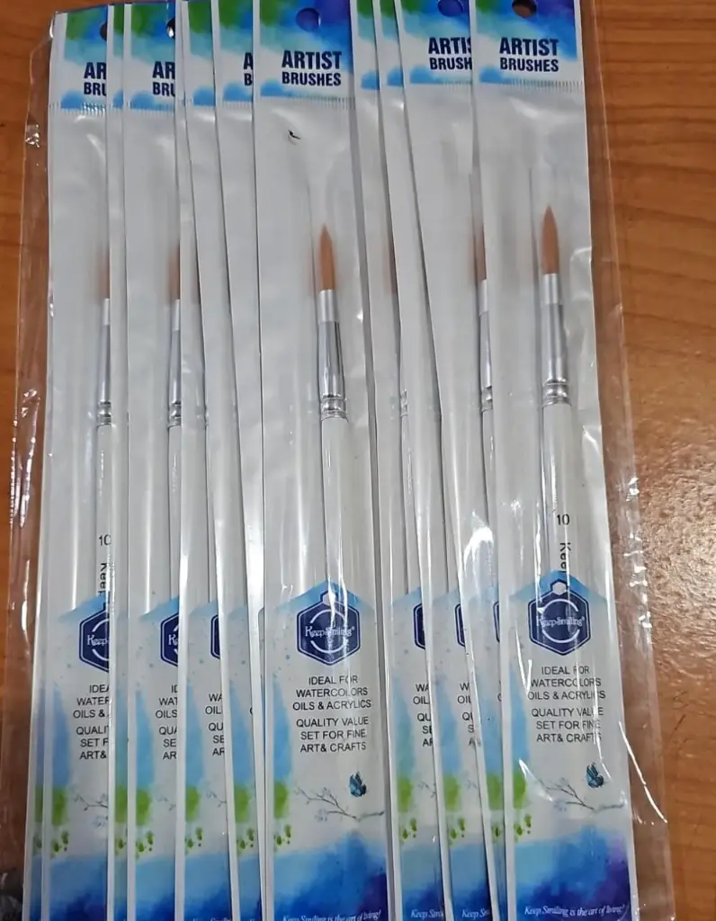 ريشة مبروم و مشطوب رقم 10