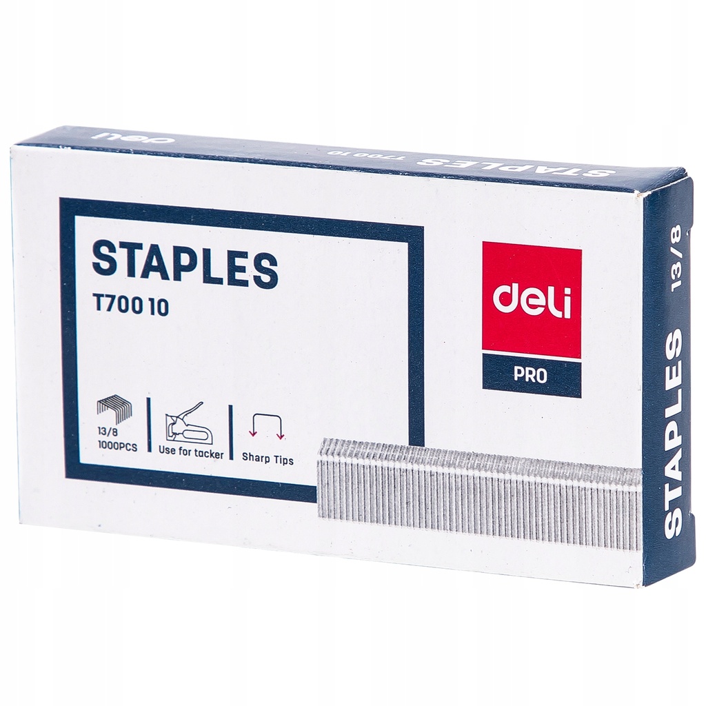 شريط كباس 13/8 Zszywki Deli 13/8 1000SZT.