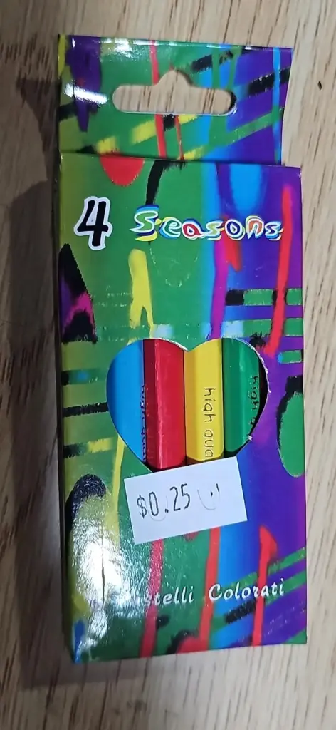  خشب رفيع سادة + ملون 4 SEASONS