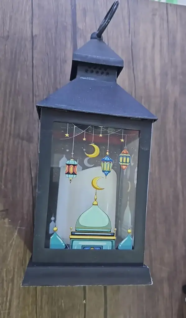 فانوس ضوء  شمعة رمضان