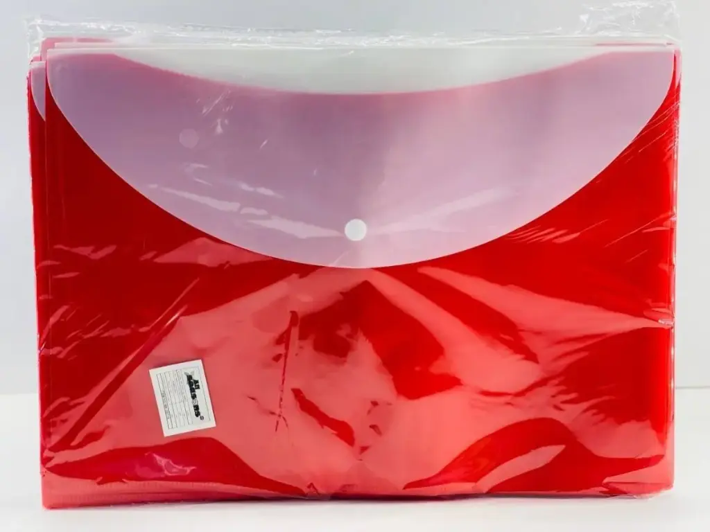 [FC219D] فايل كبسة ملون وشفاف سميك  A4