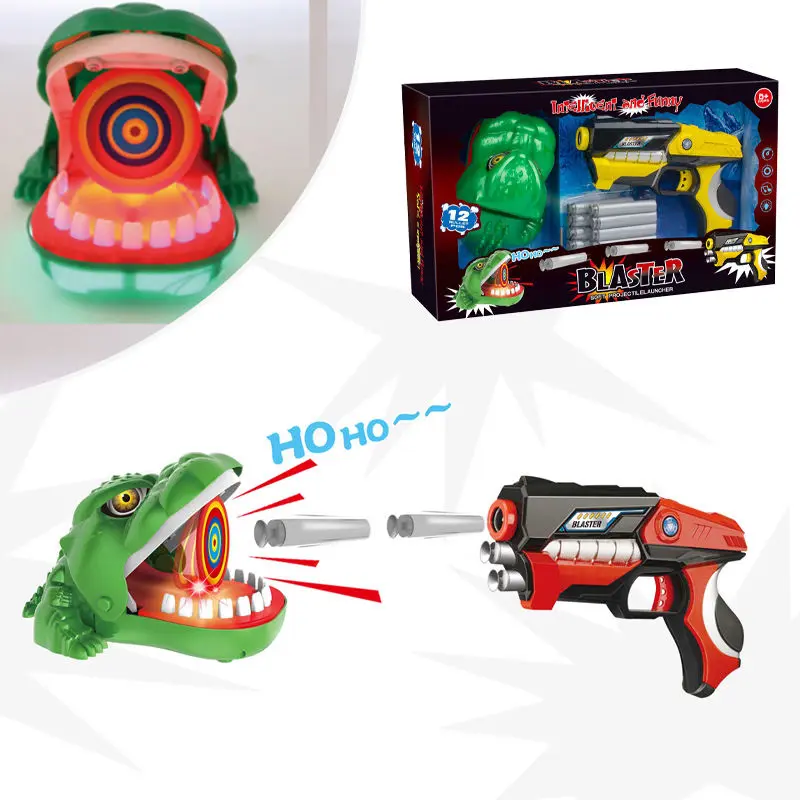 فرد فلين شكل تمساح BLASTER لعبة