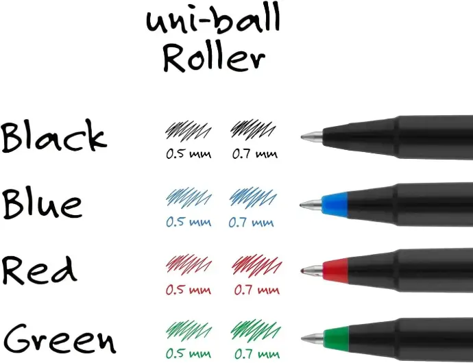 [4902778140796] قلم uniball roller ball inslgnt black