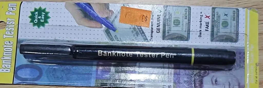 قلم فحص العملة s