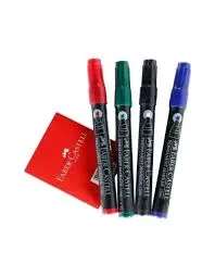 قلم ماركر احمرFABER CASTELL