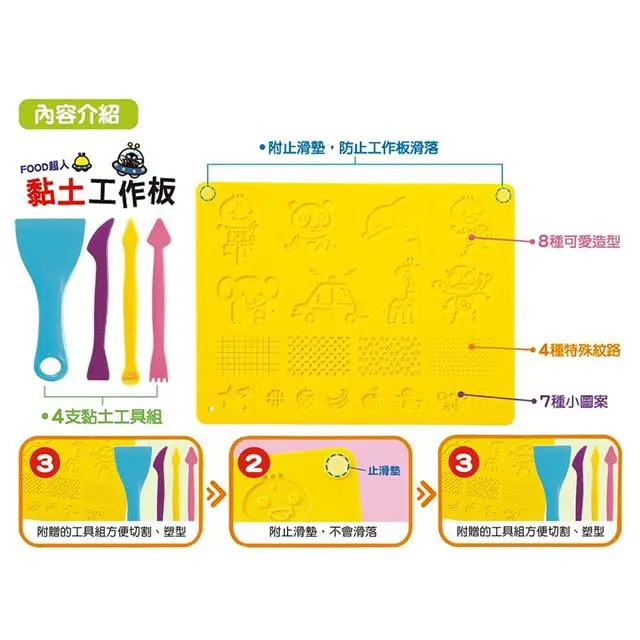 لوحة بلاستك للمعجون 