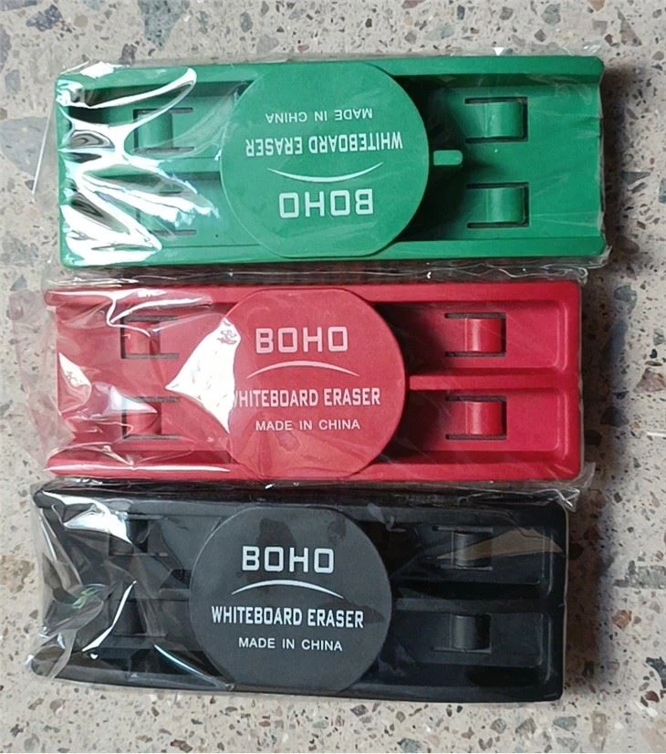 محاية لوح كبيرة بلاستك مع مغناطيس بالنصف BOHO WHITEBOARD مع ستاند قلمين