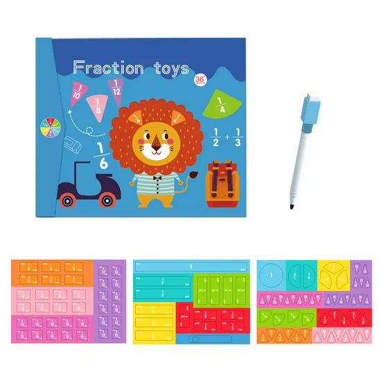 العاب اطفال - مطابقة احرف و ارقام FRACTION TOYS