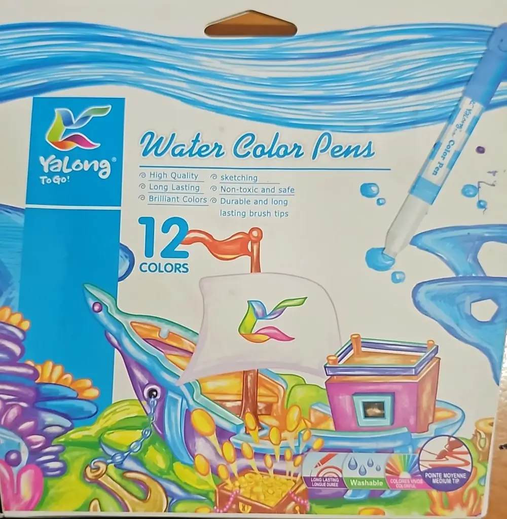 [YL18027-12] تلوين ماء 12 لون YALONG