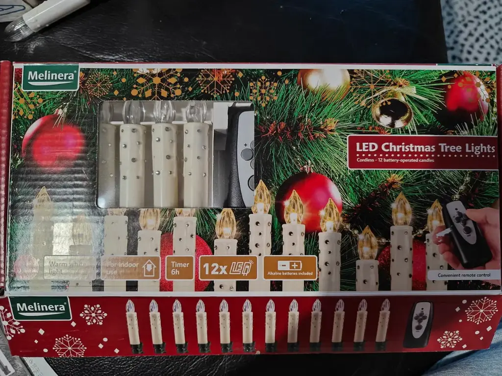 LED  لمبة على شكل شمع مع جهاذ تحكم 