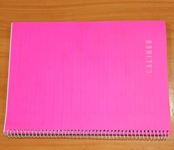 دفتر بلاستك رسور 72 ورقة انكليزي