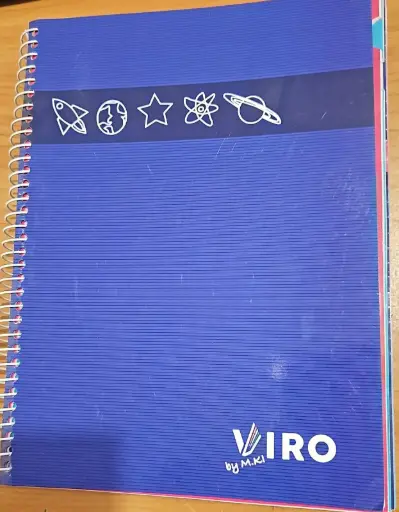 دفتر فيرو 240 ورقة 12 موضوع اصبع Viro Finger 12S 240sh