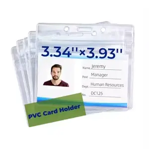 Pvc name badge بطاقة تعريف بلاستك خفيف  id