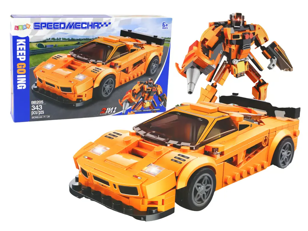 لعبة تركيب سيارة ورجل الي SPEEDMECHA