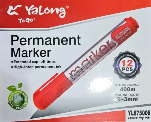 [YL875006/BL] ROUND MARKER BL قلم ماركر ازرق مبروم 