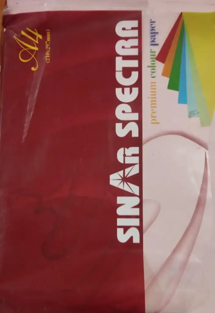 sinar spectra ورق ملون A4 250ورقة