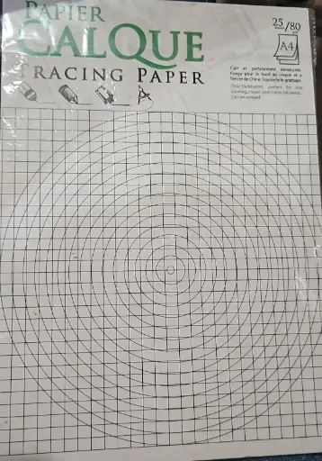 [CALQA4] Tracing paper A4 25sh دفتر كالك/qalque ////