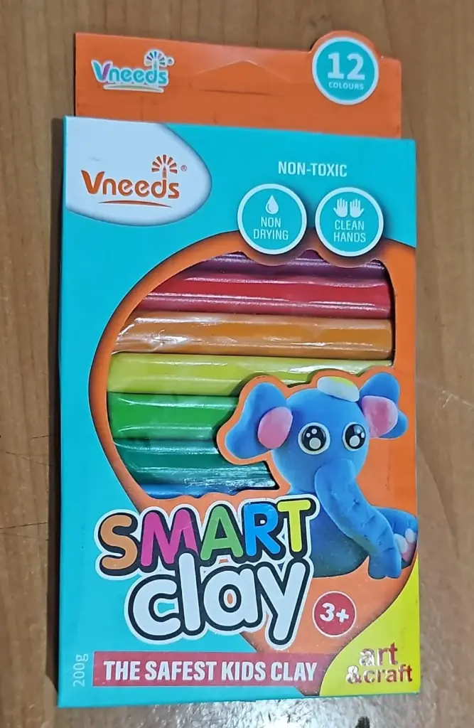 Vneeds12* معجون اطفال 12 لون طري