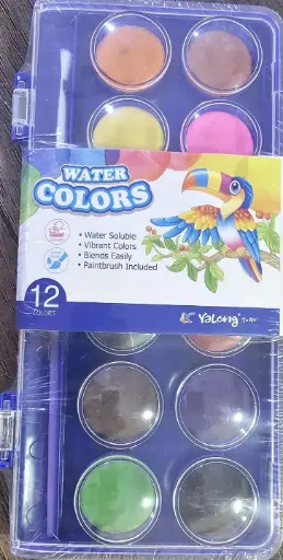 [YL83091-12] ألوان مائية - 12 لونًا
