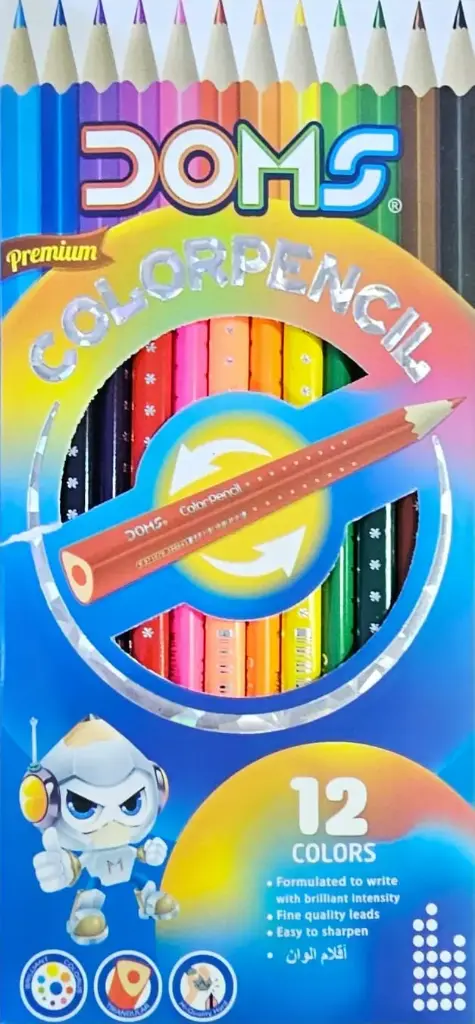 [DM23858-12] WATER COLOR PEN DOMS *12 قلم تلوين