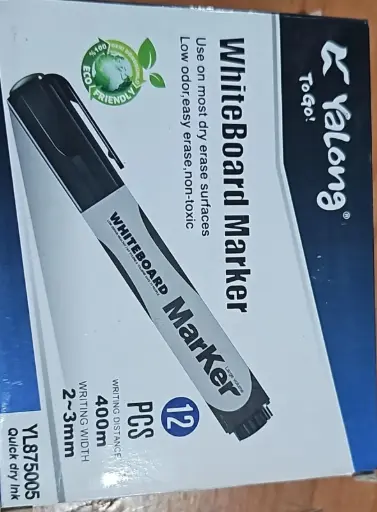 [YL875005/BL] WhiteBoard Marker ROUND MARKER BL/BK/GR/RD قلم لوح ابيض قلم لوح