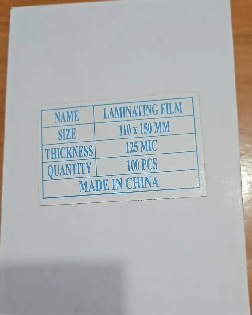 100sh - 125mic A6 تجليد حراري 