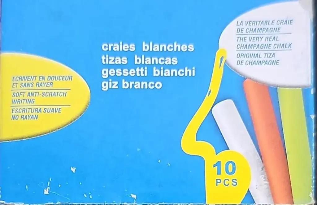 [o82501] 10PC علبة طبشور ملونGIOTTO