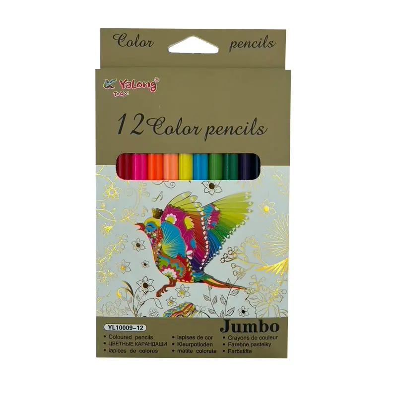 12pc - تلوين خشب جامبو 