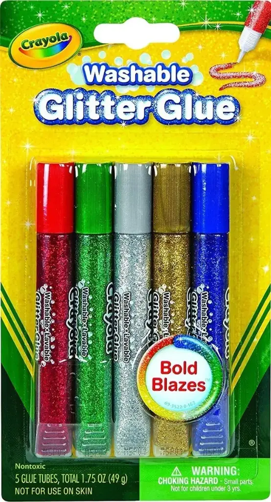 3D GLUE-GLITTER 5pc - غليتر غلو على كرت 