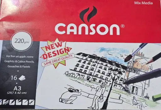 [Canson A3] A3 g220 دفتر رسم كانسون