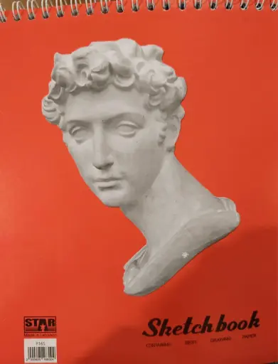 [14009] A5 دفتر رسم صغير راس تمثال 16 ورقة ///