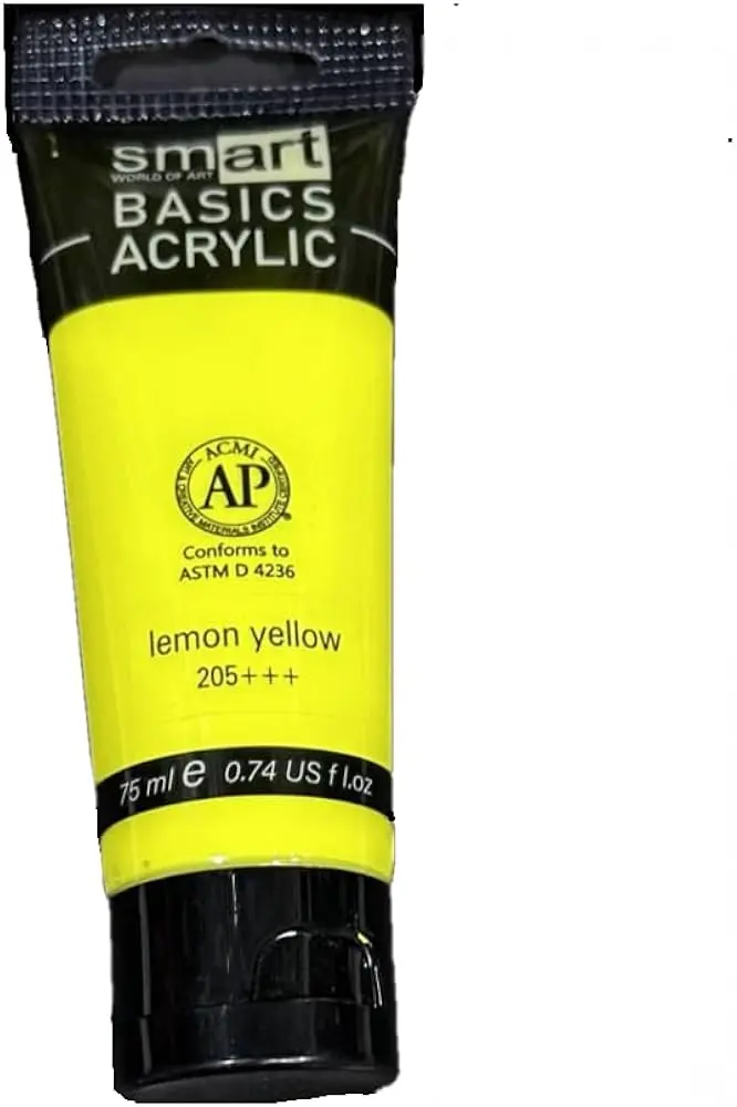 ACRYLIC 75ML CADMIUM YELLOW DEEP