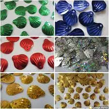 فنون صدف ملون diy