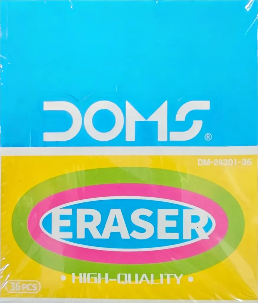 [TH3301-39 DM-240301] DOMS ERASER 36 PCS محاية 