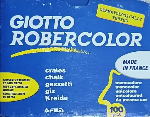 [539601] GIOTTO ROBERCOLOR 100pc علبة طبشور ملون