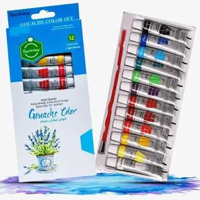 gouache color 12*25ml 