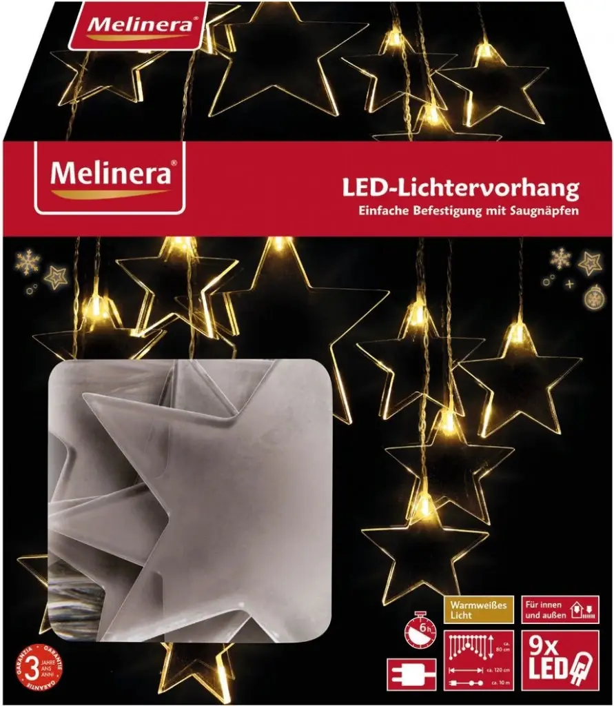 led -lichtervorhang لمبة حبل نجوم 