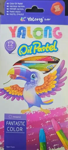 [YL95086-12] ألوان باستيل زيتية سداسية - 12 لونًا