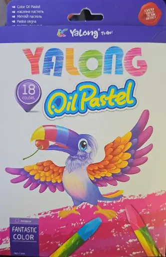 [YL95086-18] ألوان باستيل زيتية سداسية - 18 لونًا