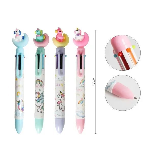 PEN 6 COLORS قلم حبر 6 +10كبسات