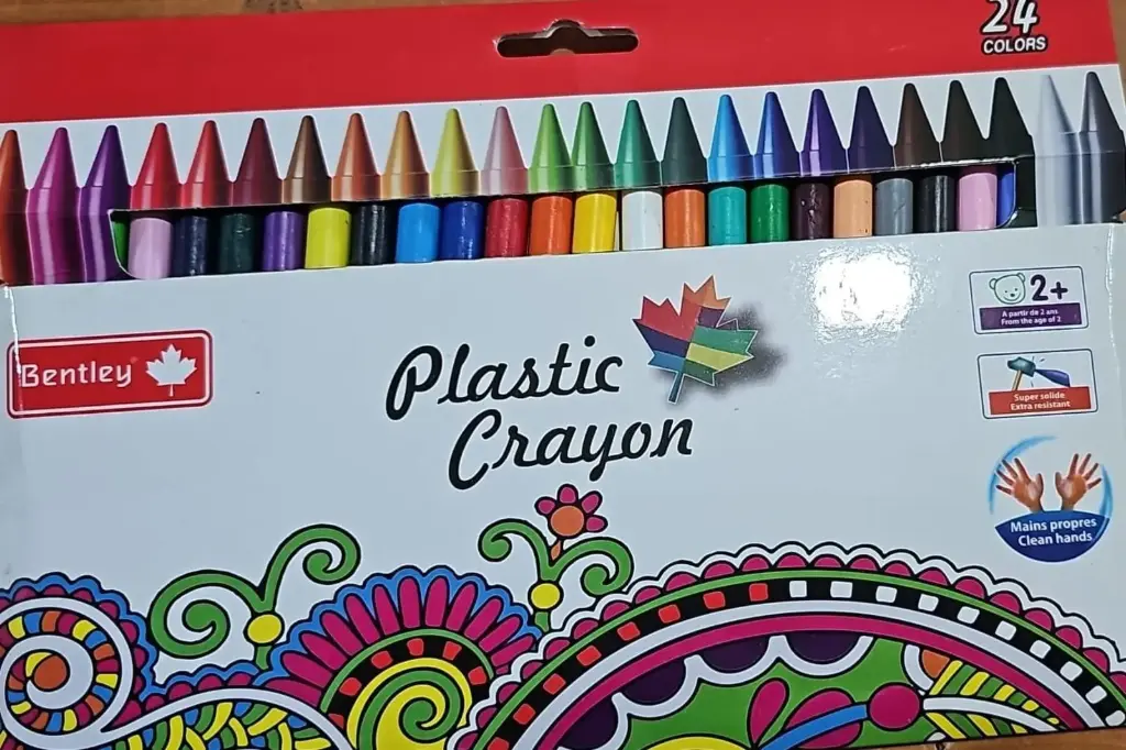 PLASTIC CRAYOUN تلوين شمع 24 