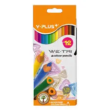 colour pencils 12 pcs - علبة تلوين خشب