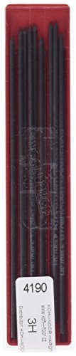 [4190H3] خرطوش رصاص Koh-I-Noor Graphite Lead for 2mm Diameter 120mm 3H Mechanical Pencil