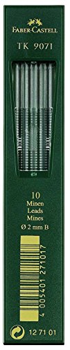 [3071] خرطوش رصاص Faber-Castell F127103 TK9071 2mm 3b Leads (Pack of 10)