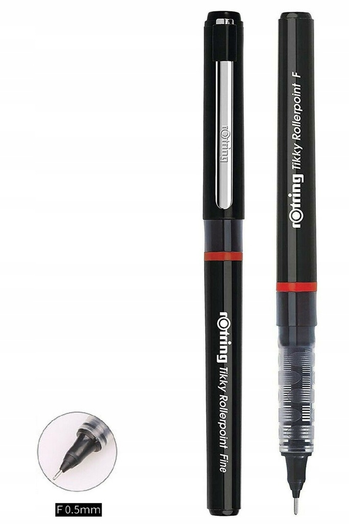 Pióro Kulkowe Rotring Rollerpoint F Czarny