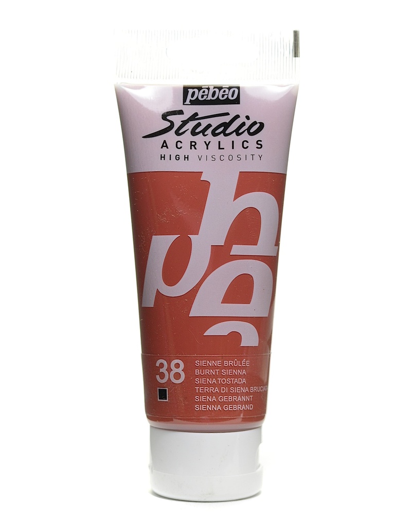 Pebeo Studio Acrylic Paint 100 Ml Burnt Sienna
